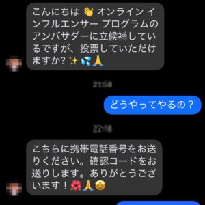 フィッシングメール情報・実例「コードが届くから教えて」は詐欺!
